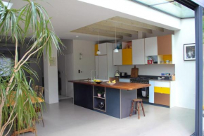 Large, modern, light, open plan designer house